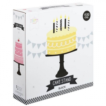 Cake Stand 30cm - Black